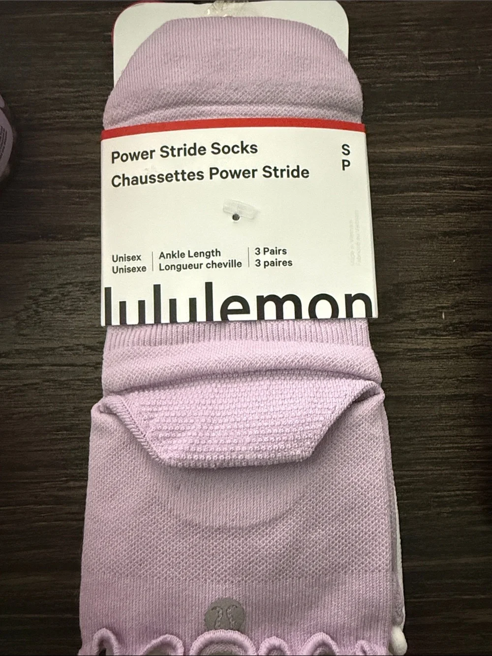 lululemon athletica Power Stride Ankle Socks - Light Purple (3 Pairs)